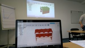 3D-Simulation aus dem 3D-Druck-Workshop